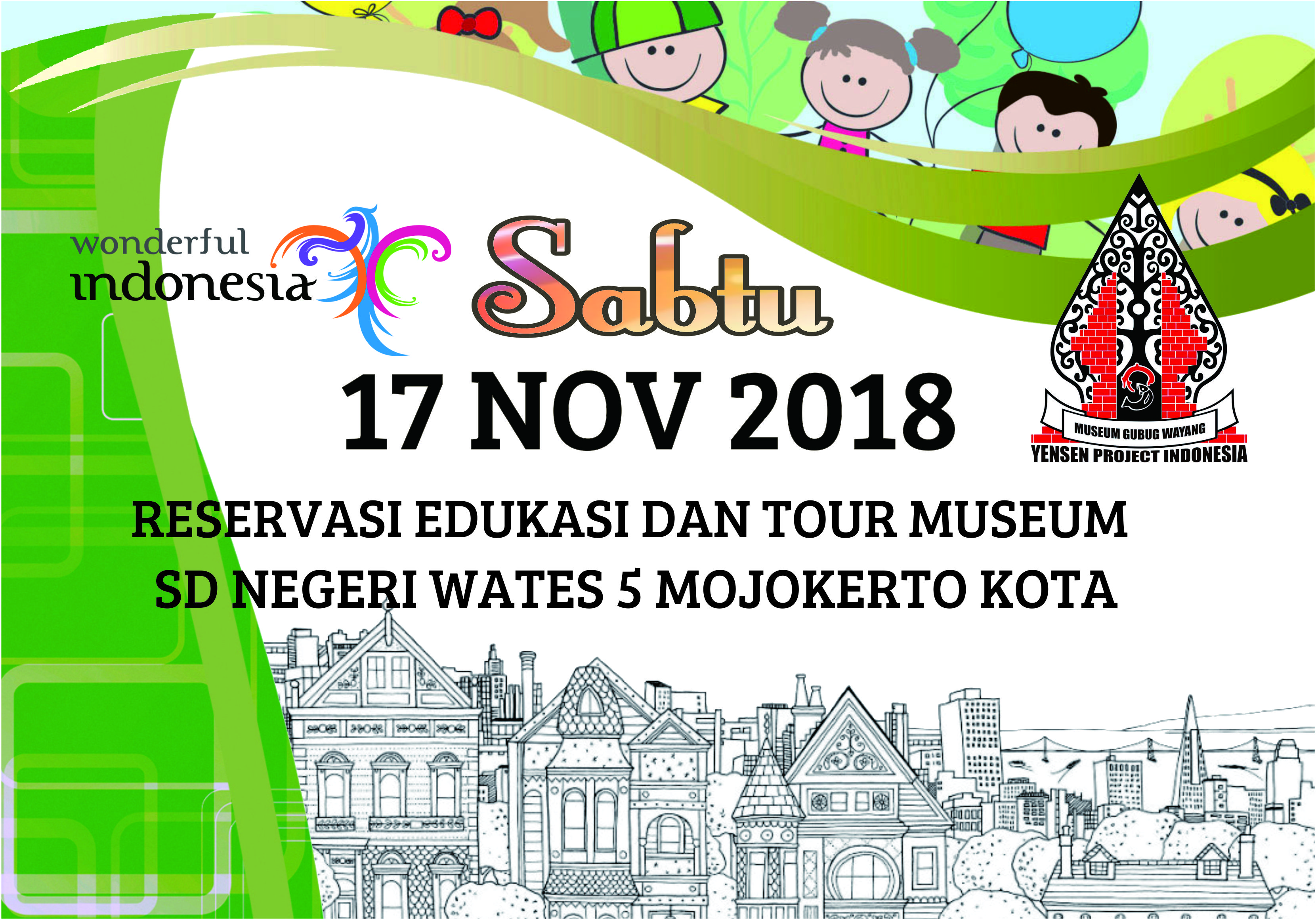 Kunjungan Wisata Edukasi Museum dari SDN Wates 5 Mojokerto