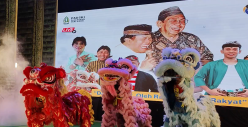 Ramaikan Haul Gusdur Ke-16 Dengan Barongsai dan Liong